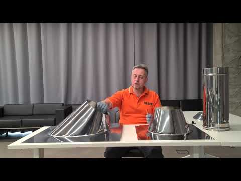 Крышная разделка угловая Ferrum D200 (0,5мм)