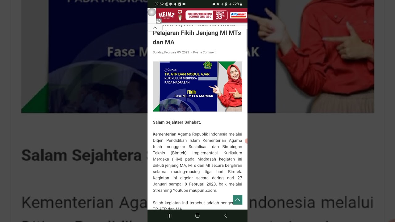 contoh TP, ATP, dan Modul Ajar Fikih Fase MI, MTs dan MA #kurikulummerdeka #atp #modulajar #fikih