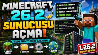 MİNECRAFT SON SÜRÜM SUNUCU AÇMA | GÜNCEL