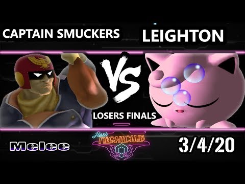 Hax’s Nightclub S1E10 Losers Finals - Leighton (Jigglypuff) Vs. Captain Smuckers (Captain Falcon)