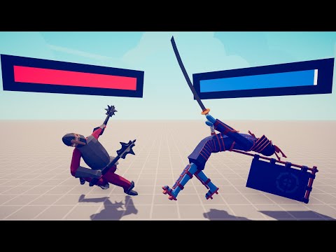 MACE SPINNER vs UNITS + HP BAR ► Totally Accurate Battle Simulator TABS