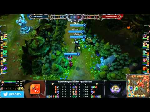 Ex-GamingGear.eu Vs. Supa Hot Crew Map 2 - Quarterfinals - EUW Challenger Series #14