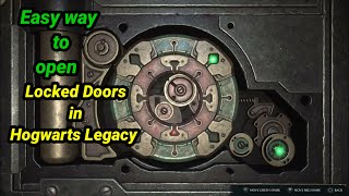 Unlock Level 1 door Lock in Hogwarts Legacy fast  - Alohomora The Unlocking Charm