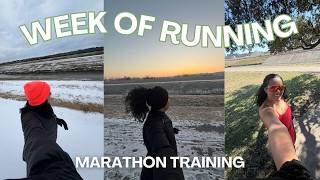 WEEK OF RUNNING ✰ marathon training + running in the texas winter storm