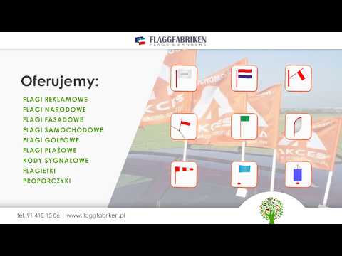 Producent flag flagi maszty Rurzyca Flaggfabriken