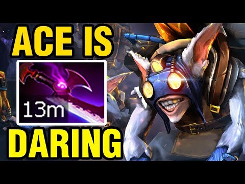 ACE IS DARING - Meepo WITH SILVER EDGE 13 Minutes - Dota 2