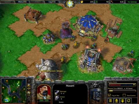 Warcraft 3 match in less than 10 minutes