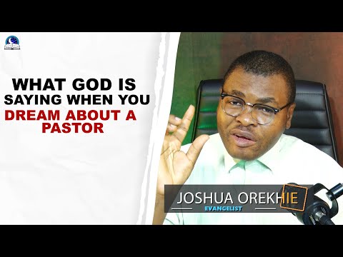 If You See Pastor In Your Dream, This Is What God Is Saying.