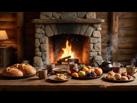 1 Hour Cozy, Warm, Soft & Relaxing At Home Fireplace With Fire Crackling Sounds