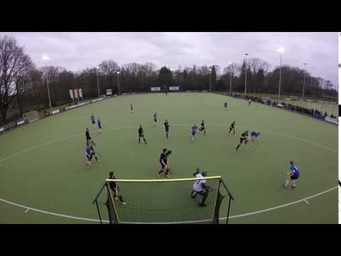 MHC Almelo heren 1 HC Barneveld heren 1 doelpunt Luuk Meijer (5-4)