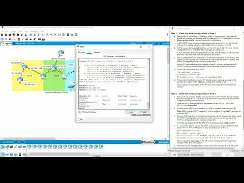 10.2.4.3 Packet Tracer - Troubleshoot Multiarea OSPFv2