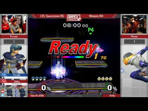 CFL Smackdown 95 Melee - Father (Marth) vs Pengie (Sheik) - Winners R4