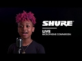 Shure Live Mic Comparison Female Vocal Gear4music Demo