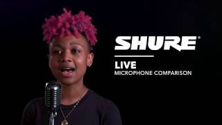 Video thumbnail for Shure Live Mic Comparison, Female Vocal | Gear4music demo by Gear4music Guitars
