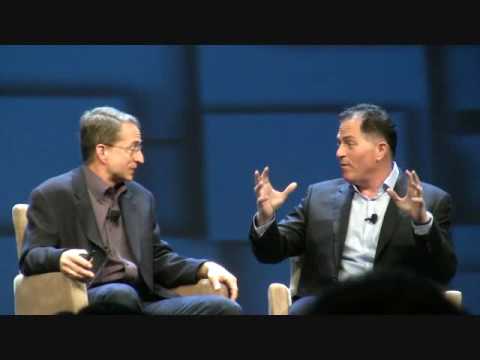 Pat Gelsinger and Michael Dell at VMworld, 2016