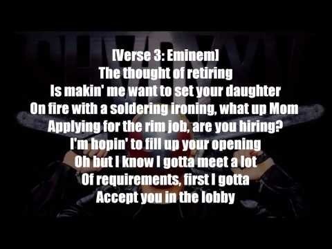 Eminem - Psychopath Killer ft.  Slaughterhouse & Yelawolf Lyrics