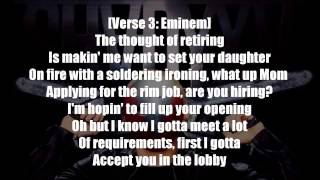 Eminem - Psychopath Killer ft.  Slaughterhouse &amp; Yelawolf Lyrics