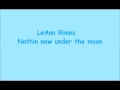 LeAnn Rimes   Nothin' new under the moon