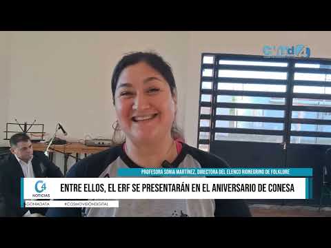 EL ELENCO RIONEGRINO DE FOLKLORE ENSAYÓ EN POMONA