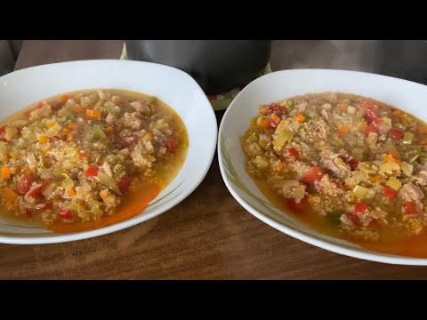 How to make quinoa soup with tuna