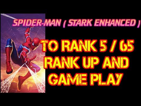 MCOC - My First Rank 5/65 Champion: Ranking up my Stark Spidey and Gameplay