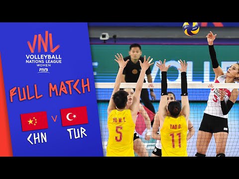 China 🆚 Turkey - Full Match | Women’s Volleyball Nations League 2019