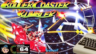 ROLLER COASTER RUMBLER – Commodore 64 (1989) | Rail Shooter with Isometric View