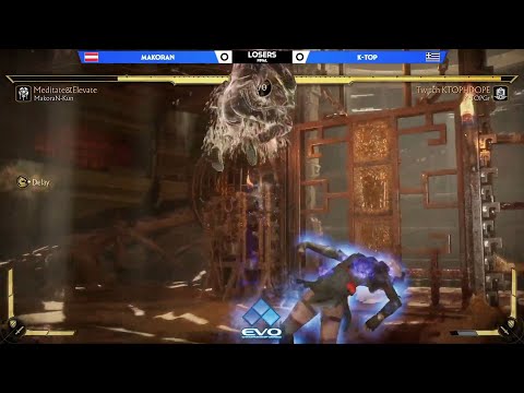 Mortal Kombat 11: Makoran vs K-Top -Losers Final -  EVO 2021 Online EU