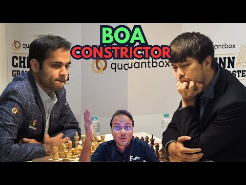 When Arjun Erigaisi gets into the Boa Constrictor mode | Arjun vs Robson | Chennai GM 2025