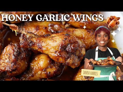 The Best Honey Garlic Chicken Wings Recipe | Sticky, Sweet & So Easy!