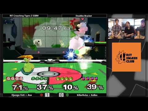 Crouching Tigers 2 SSBM - Losers - Django Fett + Asa (Red) vs KillerRobo + Kellex (Green)