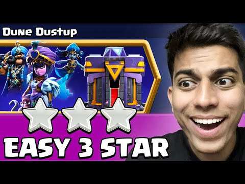 Easiest Way to 3 Star Dune Dustup Challenge (Clash of Clans)