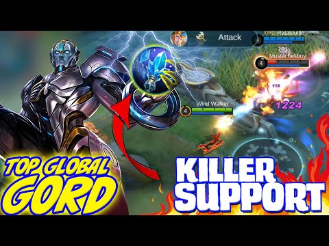 12 KILL | Gord NEW Meta | Best Build Gord | Top Global Gord - Mobile Legends