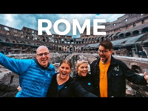 O que fazer em ROMA ITÁLIA | Explorando o Vaticano, o Coliseu, a Fonte de Trevi e muito mais!
