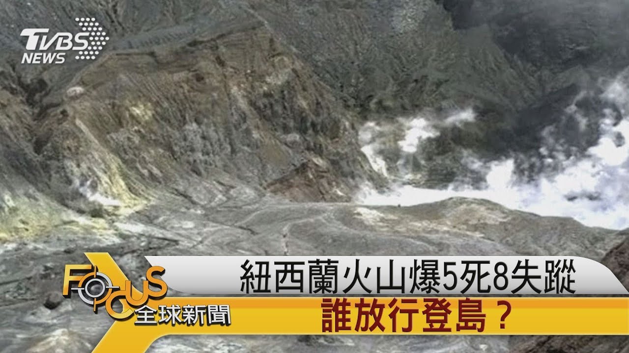 紐西蘭火山爆5死8失蹤　究責「誰放行登島」
