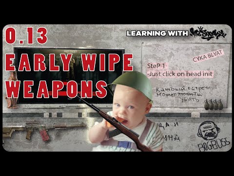 Four BEST early wipe guns for 0.13 Tarkov!