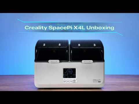 Unboxing do SpacePi X4L: canal oficial Creality After-sale