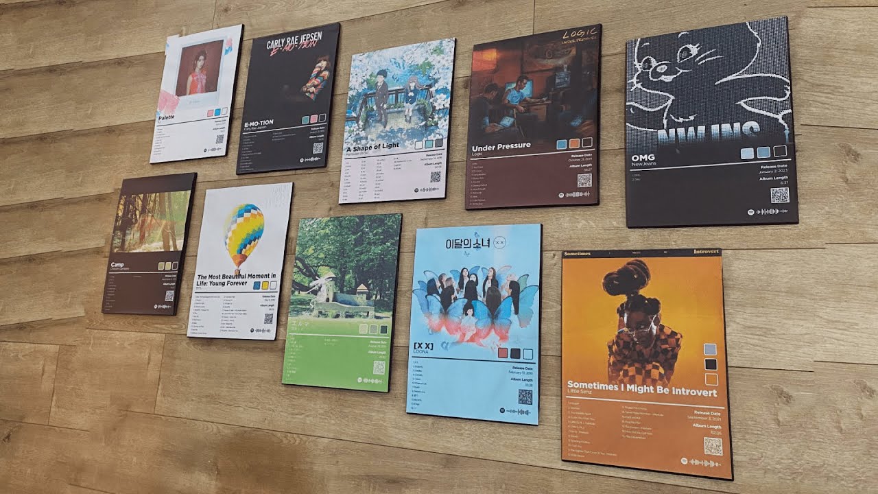 The ULTIMATE CHEAP DIY Album Wall