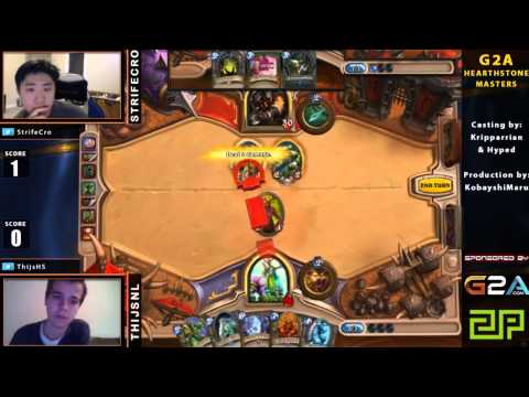 G2A Hearthstone Masters - Grand Finals - Thijs vs Strifecro First Game