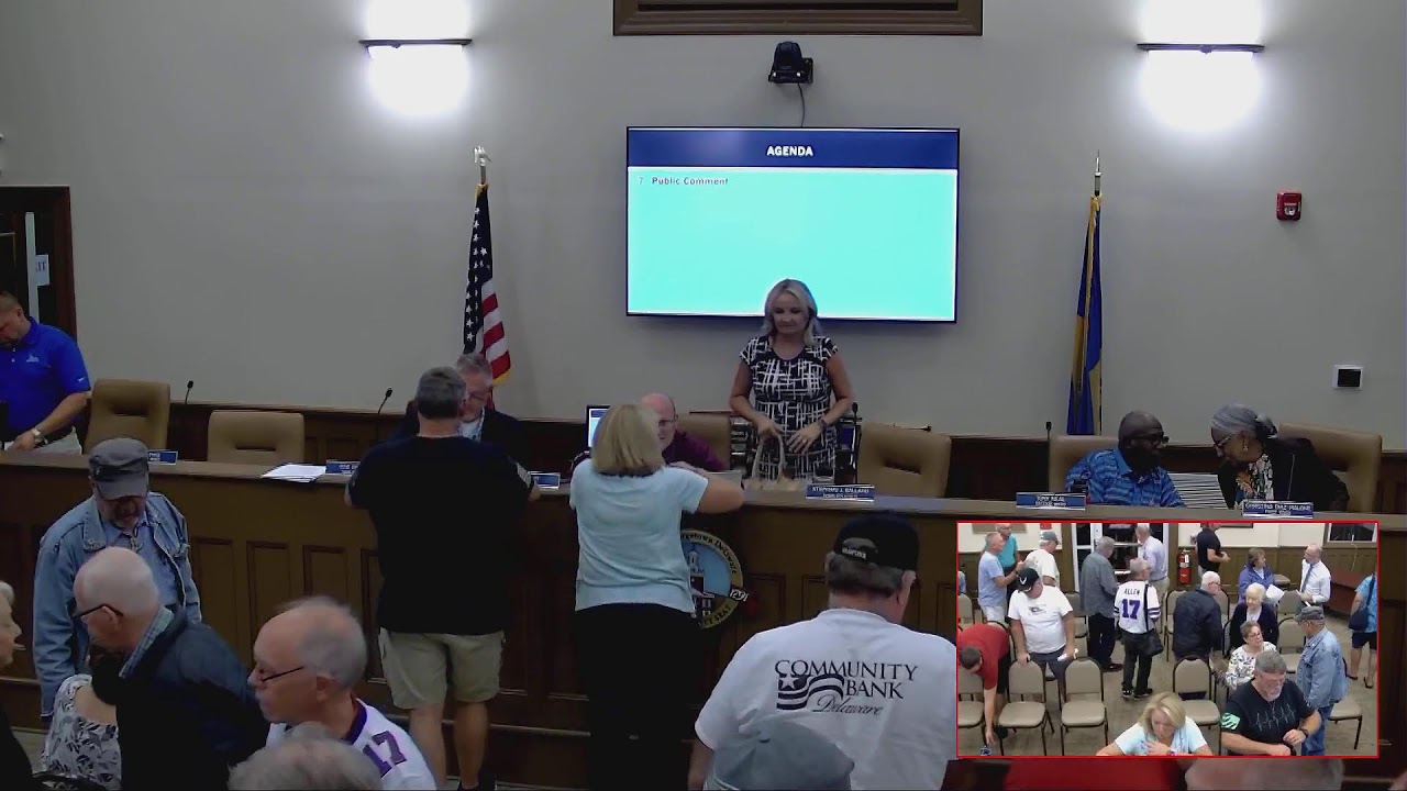 September 8, 2025, Town Council Meeting