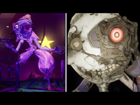 FNAF: Security Breach DLC Ruin - Secret Broken Sun & Moon Jumpscare (Eclipse Secret)