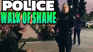 Cops Tried To Pat Him Down ~ Walk Of Shame Instead