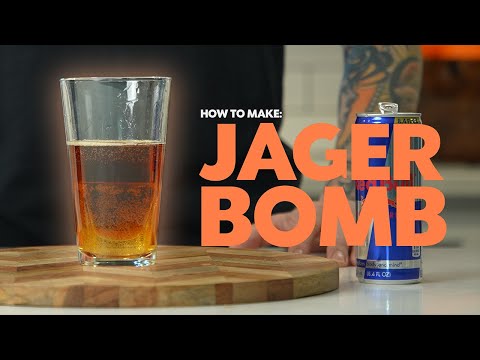 How To Make A DELICIOUS And EASY Jager Bomb Shot