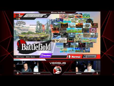 VS Weekly 2/5/15 - Winners Semis - NickRiddle (ZSS) vs. 8BitMan (ROB) - Smash 4