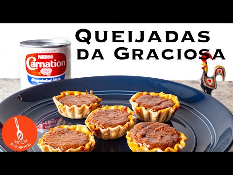 Queijadas da Graciosa (Portuguese dessert from the Azore islands)