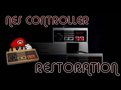 Restoring a Auction Lot of Nintendo NES Controllers - WILL THEY WORK?