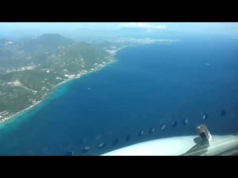 Pilots eye view - Day arrival in to Corfu