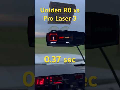 Uniden R8 vs Pro Laser 3 instant test