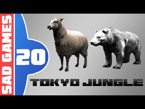 Let's Play Tokyo Jungle Co-op (Survival Mode) Part 20 - Over Medicated (Sheep and Polar Bear)