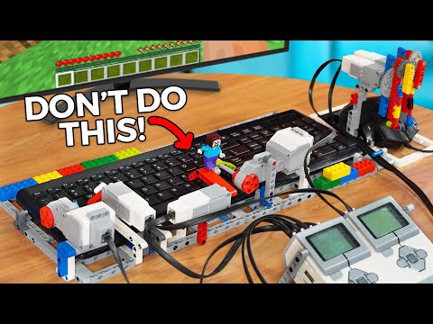 Brick Science - I Made a LEGO Robot, to Cheat at Minecraft...